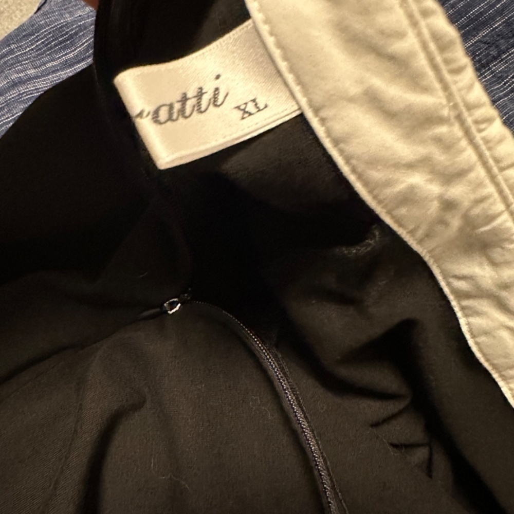 *APHRATTI* Black x White Collared Long Sleeve Dress Size XL - Picture 6 of 7